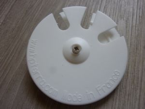Passe câble HP TERRA blanc