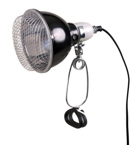 clamp lamp avec grille de protection